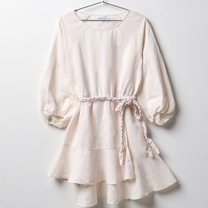 Apiece Apart Sabine Linen Cotton Dress